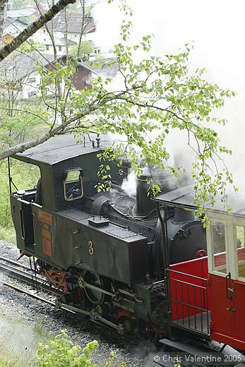 Steam rack narrow gauge railway, Jenbach, Austria