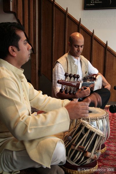 Udit Pankhania and Tarun Jasani at Walton Church, The Open University, 25-Jun-2008